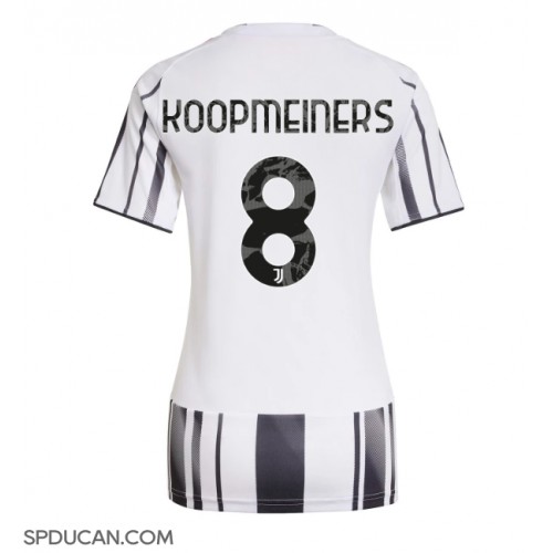 Zenski Nogometni Dres Juventus Teun Koopmeiners #8 Domaci 2025-26 Kratak Rukav
